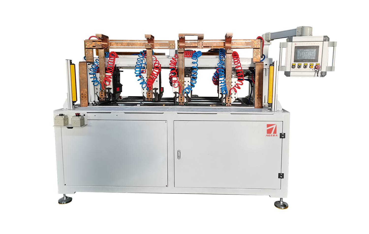 門板鉸鏈四頭焊接專機(jī)項(xiàng)目介紹 門板鉸鏈四頭焊接專機(jī)項(xiàng)目介紹