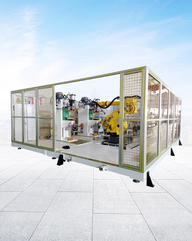 新能源汽車部件全自動(dòng)點(diǎn)凸焊工作站