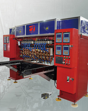 超市貨架層板加強筋26點焊機小