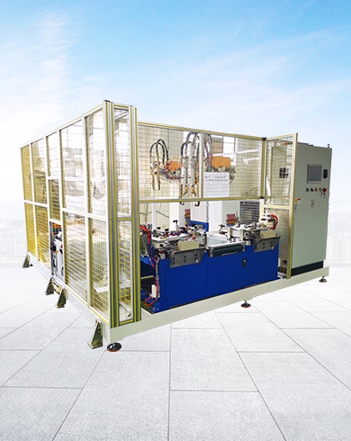 重型卡車座椅支架自動(dòng)焊接工作站