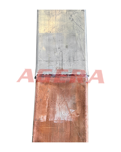 10x100mm銅鋁排對(duì)焊樣品