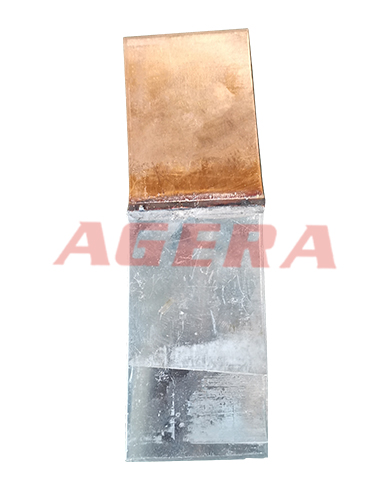 50x4mm銅鋁排對(duì)焊樣品