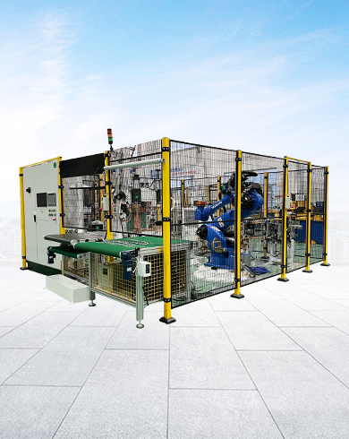 新能源汽車門檻梁機(jī)器人螺母凸焊工作站