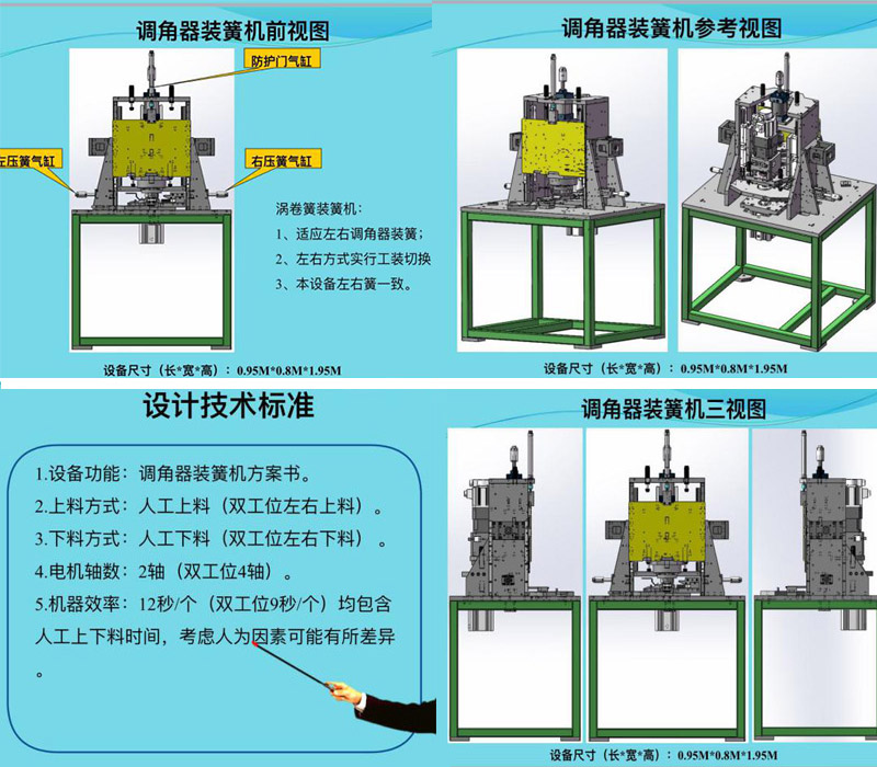 座椅調角器彈簧自動組裝機