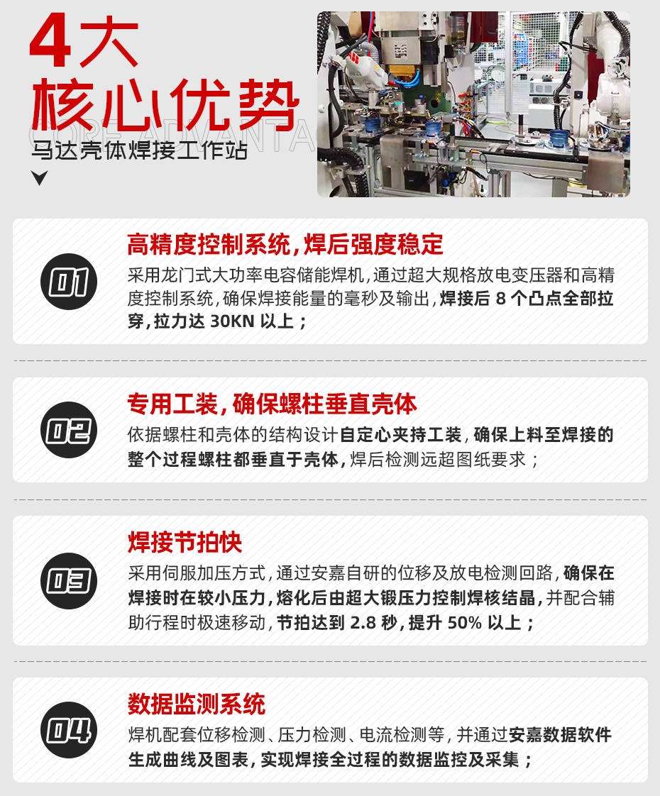 馬達殼體焊接工作站核心優(yōu)勢